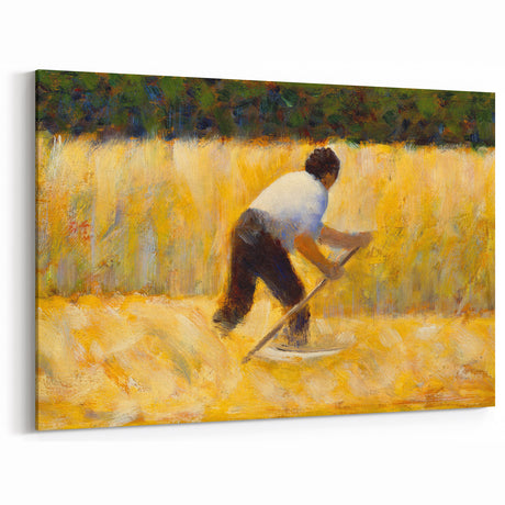 Impressionist Wall Art: The Mower by Georges Seurat