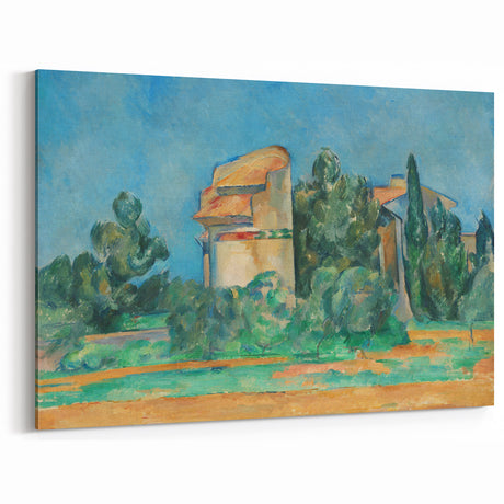 Impressionist Landscape Wall Art - The Pigeon Tower by Cézanne Print