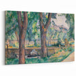 Impressionist Landscape Art - The Pool at Jas de Bouffan by Cézanne