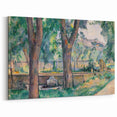Impressionist Landscape Art - The Pool at Jas de Bouffan by Cézanne
