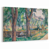 Impressionist Landscape Art - The Pool at Jas de Bouffan by Cézanne