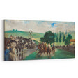 Impressionist Painting - The Races at Longchamp by Édouard Manet