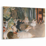 Impressionist Art - The Rehearsal Onstage by Edgar Degas Print
