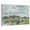 Impressionist Landscape - The River Oise by Camille Pissarro Print