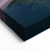 Cliffs Canvas Art - Dramatic Coastal Sunset and White Cliffs Decor