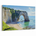 Cliffs Wall Art - Coastal Arch and Pristine Beach Landscape Decor