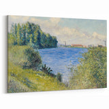 Impressionist Landscape - The Seine at Argenteuil by Caillebotte Print