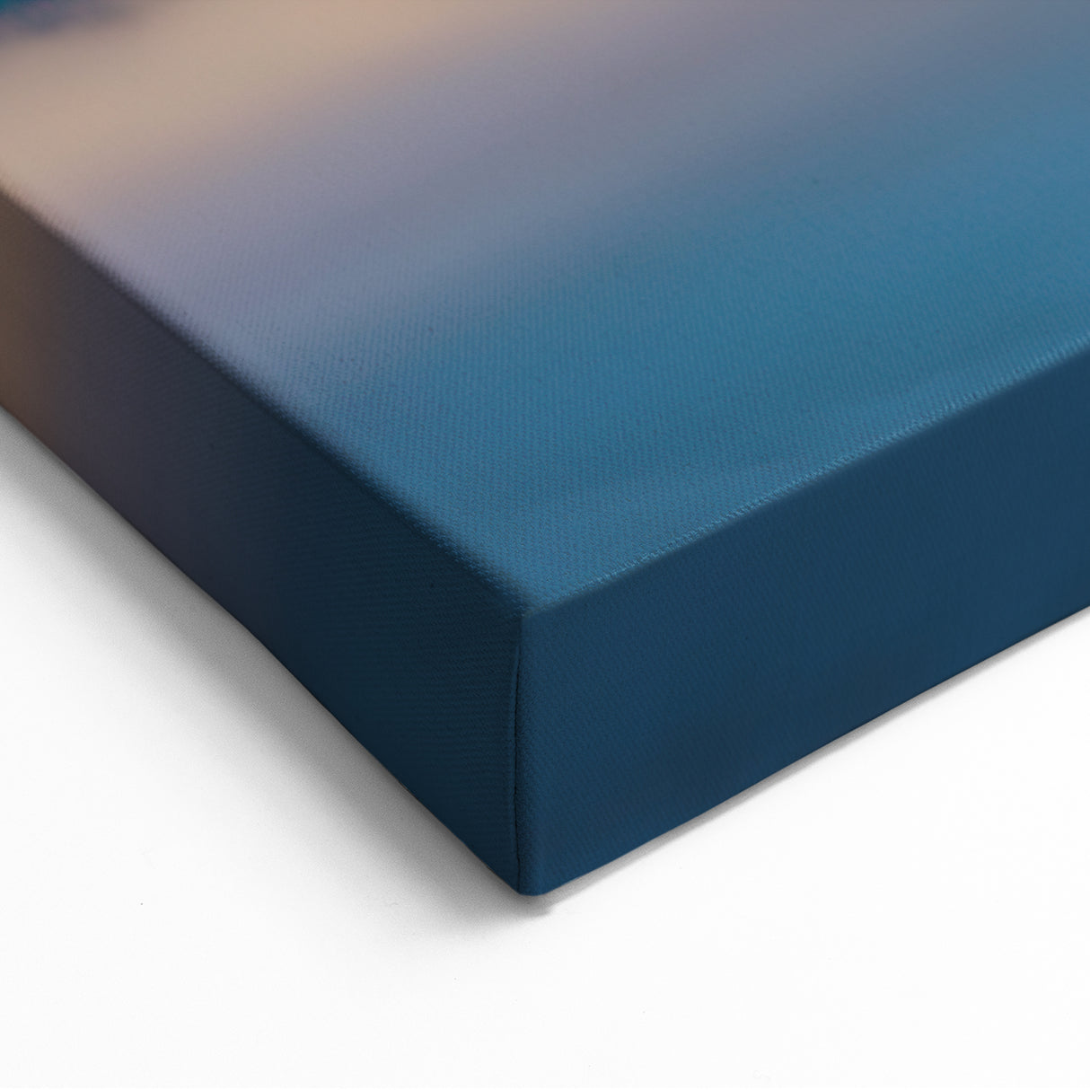 Cliffs Canvas Art - Majestic Plateau in Misty Horizon Wall Decor