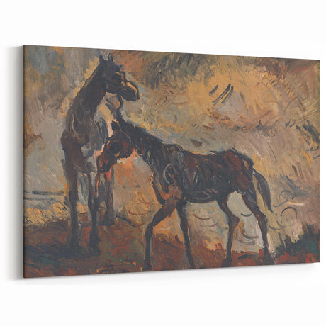 Expressionist Art - Runaway Horses by Cyprián Majerník