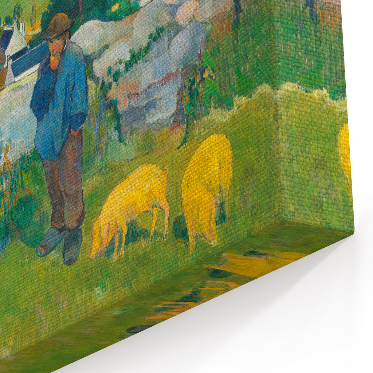 Impressionist Landscape - The Swineherd by Paul Gauguin Print