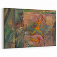 Expressionist Art - Running Hunter with Rifle by Arnold Peter Weisz-Kubínčan