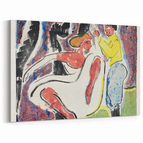 Expressionist Art - Russian Dancers by Ernst Ludwig Kirchner