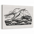 Expressionist Art - Seagull and Steamship at Sea by Leo Gestel