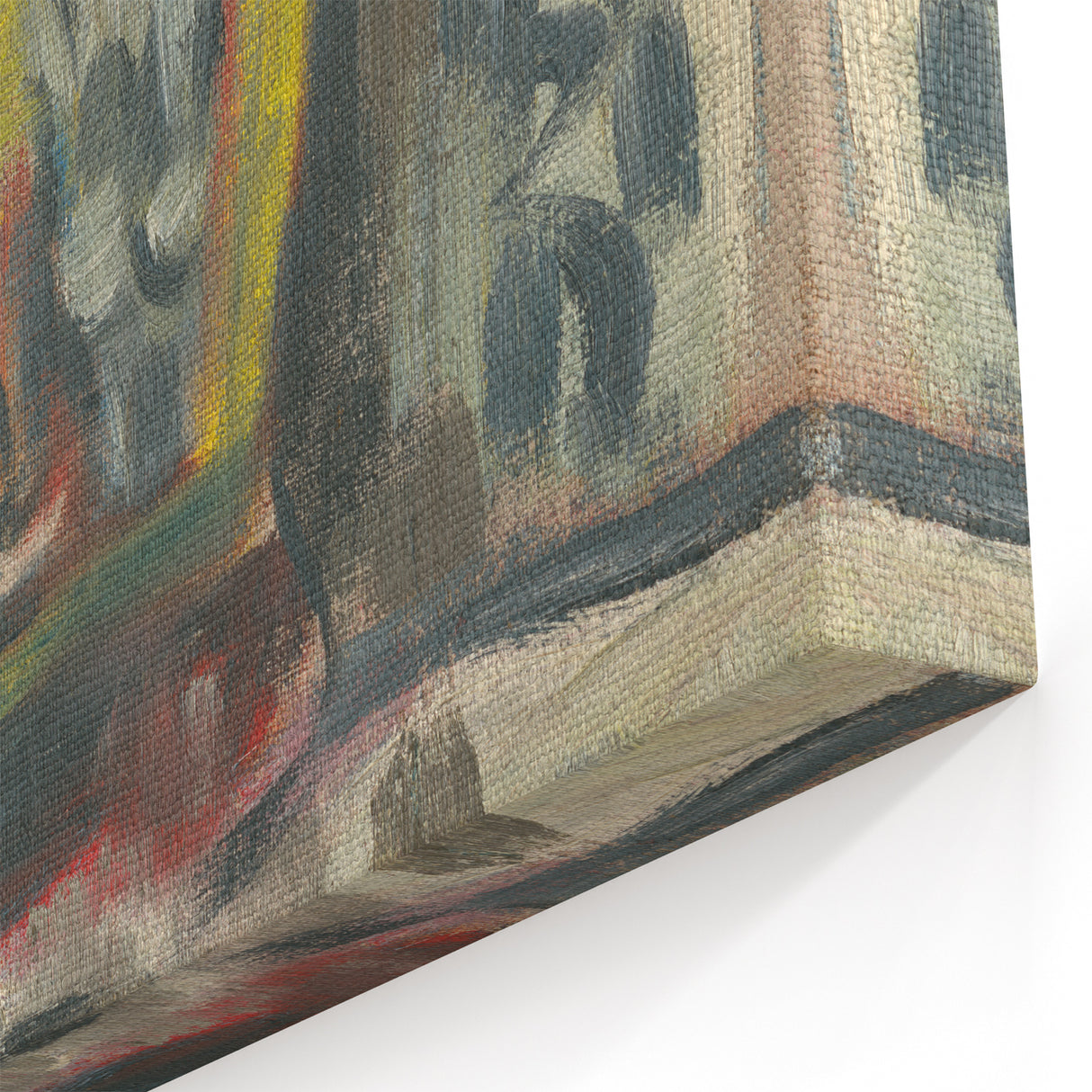 Expressionist Art - Seated Woman in Vibrant Colors