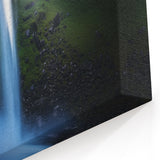 Scenic Cliffs Artwork - Vibrant Waterfall and Lush Landscape Wall Art