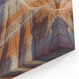 Cliffs Wall Art - Layered Desert Hills and Earthy Landscape Print