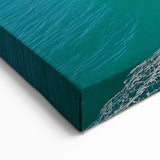 Cliffs Canvas Art - Turquoise Waters and Coastal Arch Wall Art