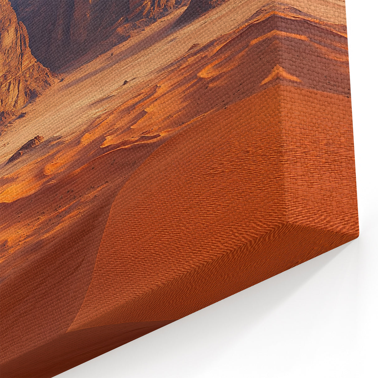 Cliffs Wall Art - Desert Mountains and Expansive Sand Dunes Landscape