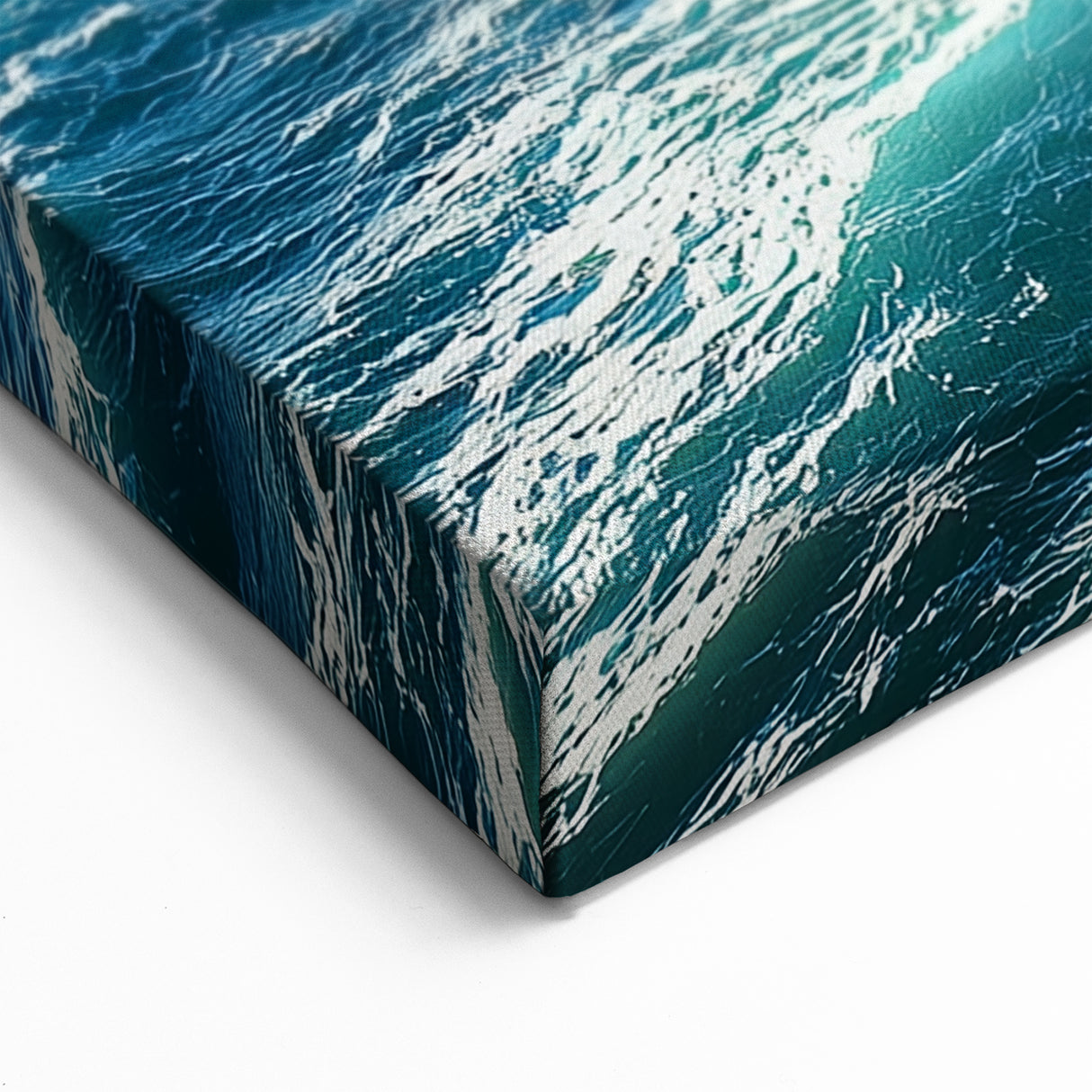Cliffs Wall Art – Ocean Waves and Rocky Cliffs Scenic Coastal View