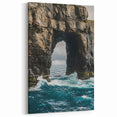 Cliffs Wall Art – Dramatic Ocean Archway with Crashing Waves