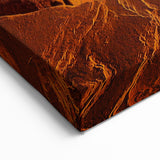 Cliffs Canvas Art – Dramatic Desert Dunes and Rocky Cliffs Landscape