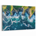Scenic Cliffs Canvas Art with Ocean Waves – Dynamic Coastal Landscape