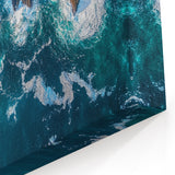 Scenic Cliffs Canvas Art with Ocean Waves – Dynamic Coastal Landscape