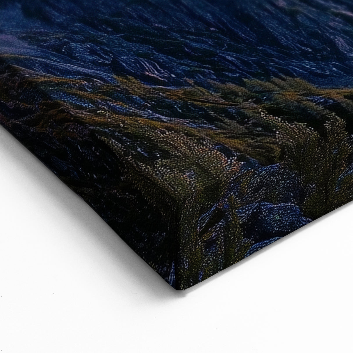 Cliffs Framed Canvas Art with Sunset Glow – Majestic Mountain Landscape