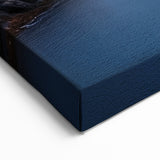 Arctic Cliffs Framed Print with Sunset – Serene Nordic Landscape