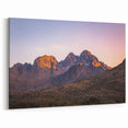 Landscape Art Cliffs - Scenic Sunset Glow Canvas Wall Decor