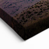 Landscape Art Cliffs - Scenic Sunset Glow Canvas Wall Decor