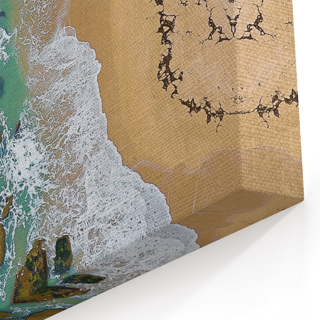 Cliffs Framed Print - Aerial Coastal Serenity Wall Decor