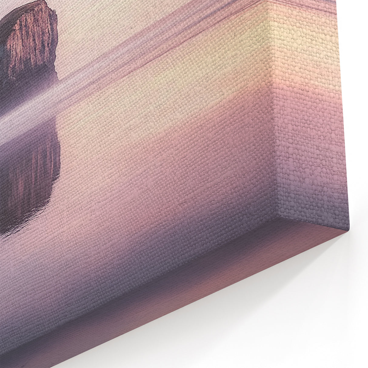 Scenic Cliffs Artwork - Misty Sunrise Reflection Wall Art