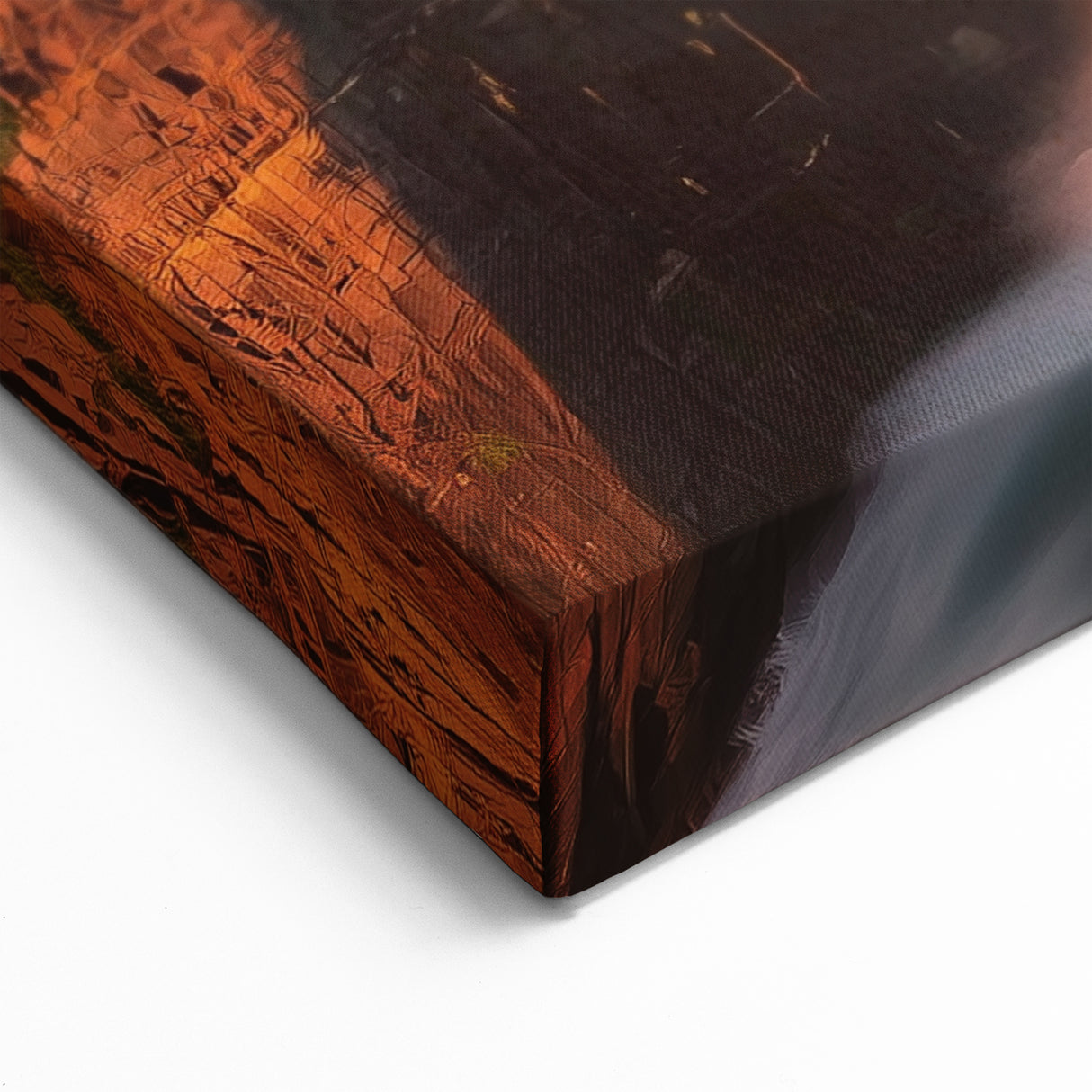 Cliffs Canvas Art - Majestic Sunset Over Coastal Cliffs Wall Decor