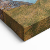 Cliffs Framed Print - Dramatic Ocean Cliffs with Lighthouse Decor