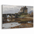 Stone Castle and Bridge Wall Art – Serene Medieval Landscape Prints
