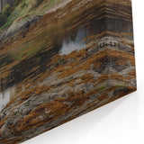Stone Castle and Bridge Wall Art – Serene Medieval Landscape Prints