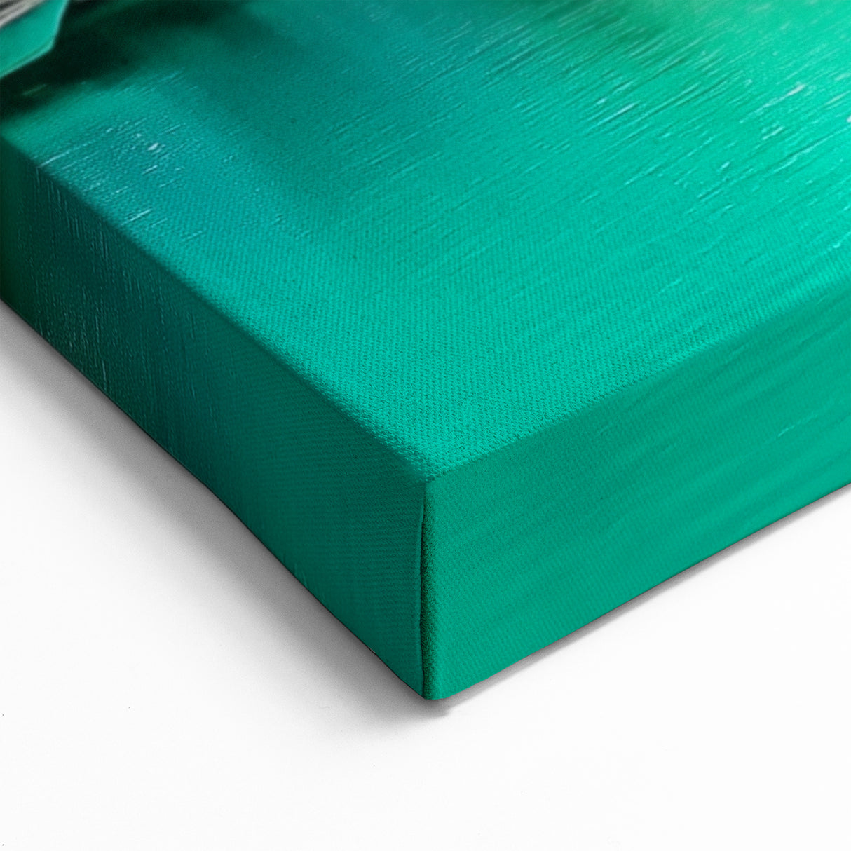 Cliffs Canvas Art - Serene Lagoon with Tropical Cliffs Wall Decor