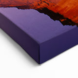 Cliffs Framed Print - Moonlit Desert Reflections Wall Art