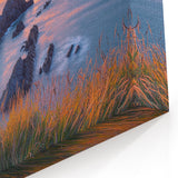Cliffs Rolled Print - Sunset Over Coastal Cliffs Wall Art
