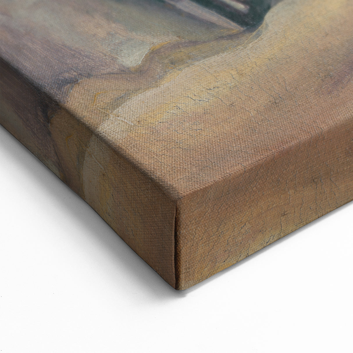Modern Wall Art – Abstract Urban Landscape in Earthy Tones