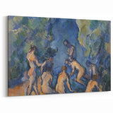 Modern Wall Art – Cézanne’s Bathers in Blue and Green