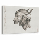 Modern Wall Art – Paul Klee’s "Komiker" in Intricate Monochrome