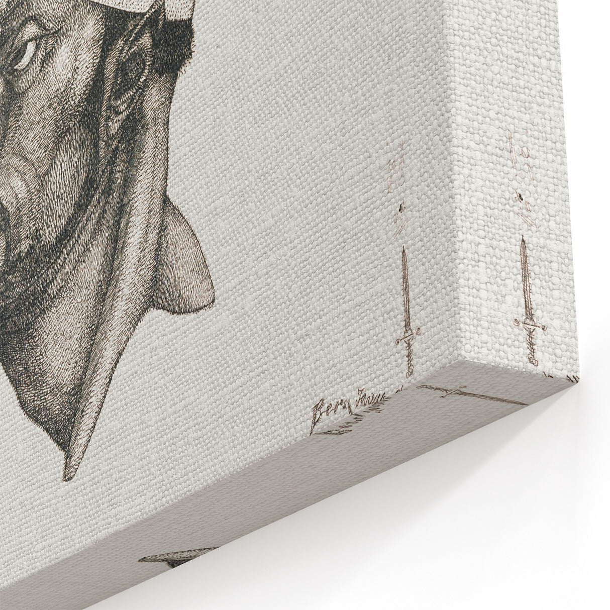 Modern Wall Art – Paul Klee’s "Komiker" in Intricate Monochrome