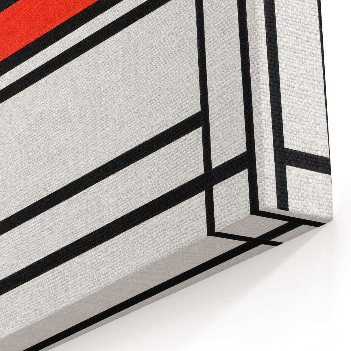 Modern Wall Art – Piet Mondrian’s Composition No. 4 in Red and Blue