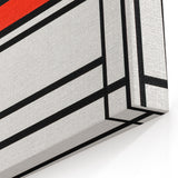 Modern Wall Art – Piet Mondrian’s Composition No. 4 in Red and Blue
