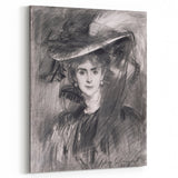 Famous Romantic Era Art - Portrait of the Baroness de Meyer