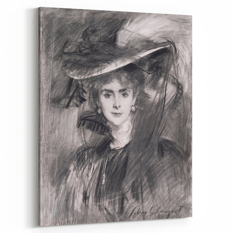 Famous Romantic Era Art - Portrait of the Baroness de Meyer