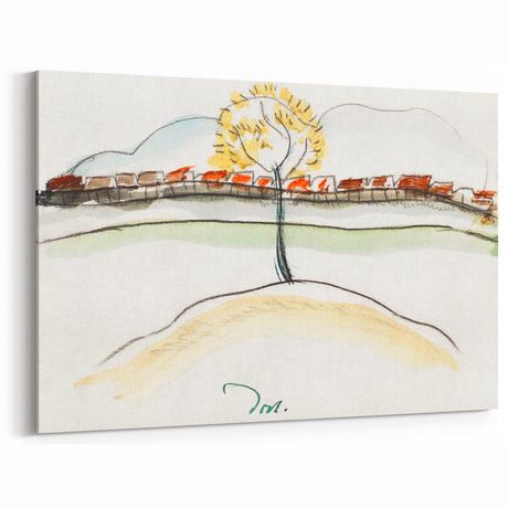 Modern Wall Art – Arthur Dove’s Fall Brook Railroad Landscape