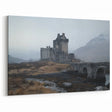 Foggy Castle Wall Art – Serene Medieval Fortress in Misty Landscape